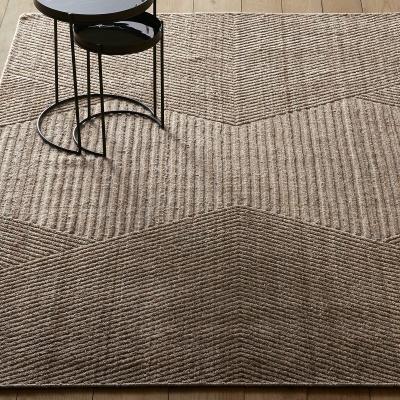 La Redoute Aitor Textured Hand Woven Wool Rug