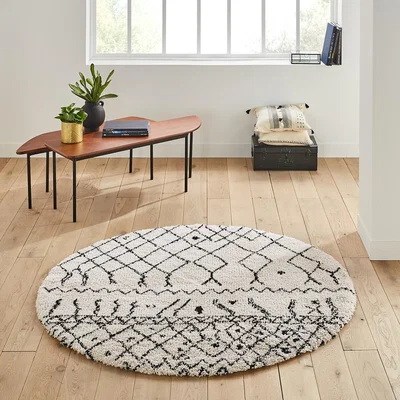 La Redoute Afaw Berber Style Round Rug
