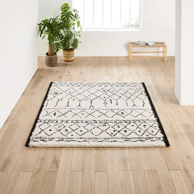 La Redoute Afaw Square Berber-Style Rug