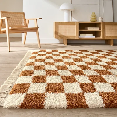 La Redoute Danito Checkerboard Rug