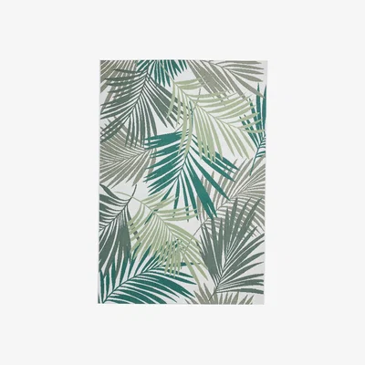 La Redoute Botanical Leaf Patterned Indoor/Outdoor Rug