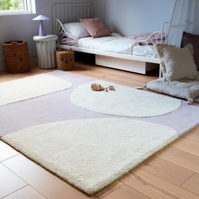 La Redoute Abstract Pebble Pattern Rug in 100% Wool