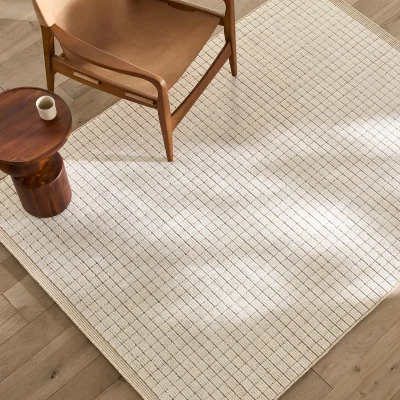 La Redoute Ubin 58% Wool Hand-Knotted Rug