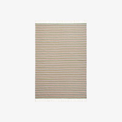 La Redoute Darius Striped Recyced Polyester Indoor / Outdoor Rug