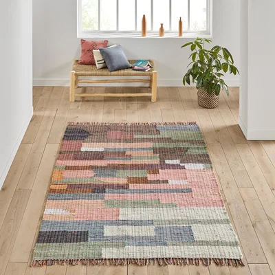 La Redoute Kanta Flat Woven Cotton Rug