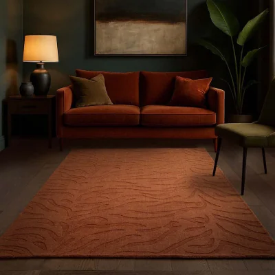 La Redoute Tigra Hand Carved Rug