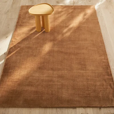 La Redoute Rajah Hand-Knotted Wool & Cashmere Rug