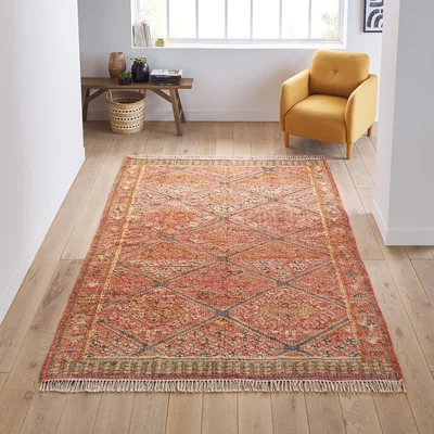 La Redoute Saliha Kilim Jute Cotton Rug