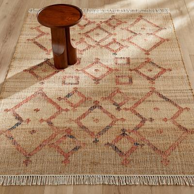 La Redoute Panaji Hand Woven Fringed Jute Rug