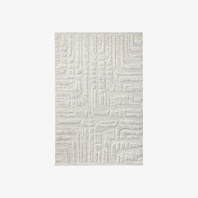 La Redoute Noeh Striped Wool Mix Rug