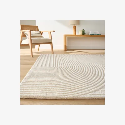 La Redoute Melko 100% Wool Graphic Print Rug