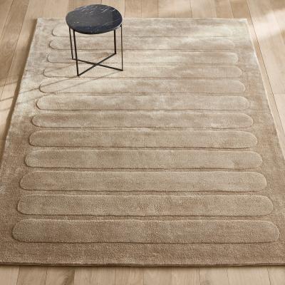 La Redoute Calad Graphic Textured Lyocell Rug