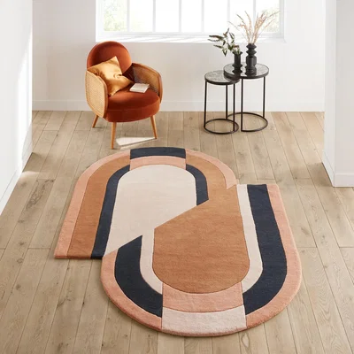 La Redoute Prospera Asymmetric Wool Rug