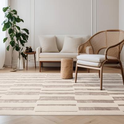 La Redoute Scandi Ivory Tile Rug