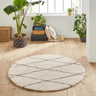 La Redoute Fatouh Round Berber-Style Rug