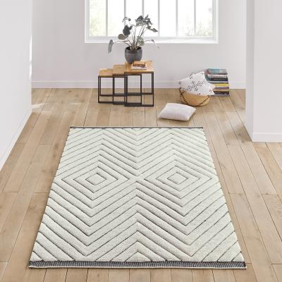 La Redoute Niris Geometric Berber Style Wool Rug