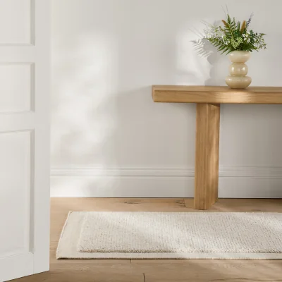 La Redoute Edgi Wool Hand-Knotted Runner Rug