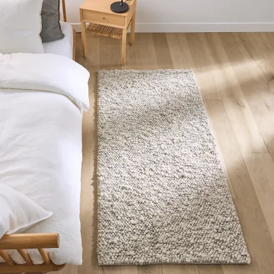 La Redoute Makehta Woven Wool Bedside Rug