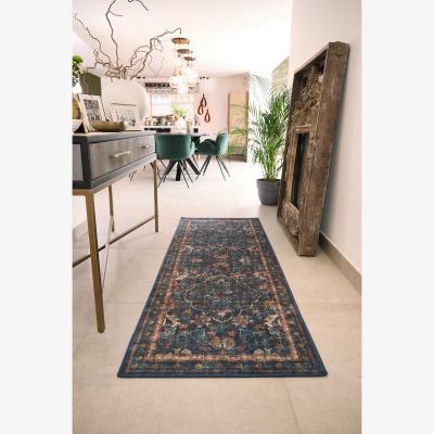 La Redoute Midnight Paisley Eco-Washable Runner Rug