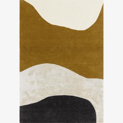 La Redoute Abstract Curving Pattern Rug in 100% Wool