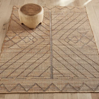 La Redoute Navala Textured Hand Woven Jute Rug