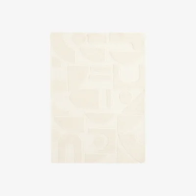 La Redoute 100% Wool Graphic Print Rug, Melko