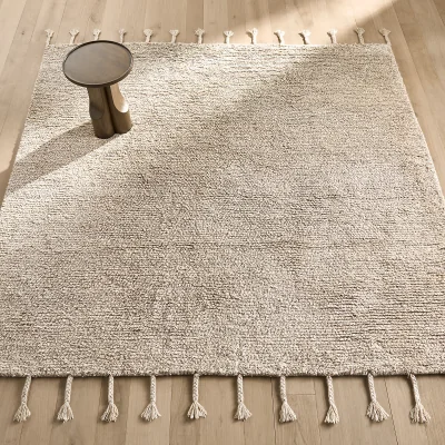 La Redoute Neroli Hand Knotted Square Wool Rug