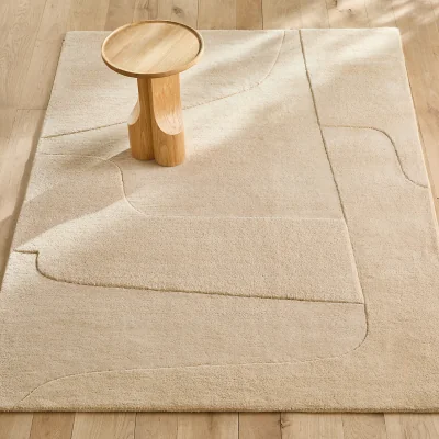 La Redoute Sahil Hand Tufted Contemporary Wool Rug