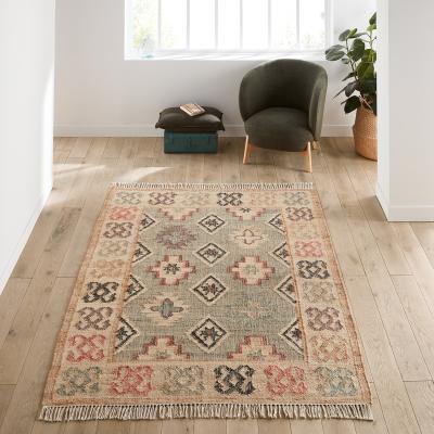 La Redoute Kaliny Jute and Cotton Distressed Kilim Rug
