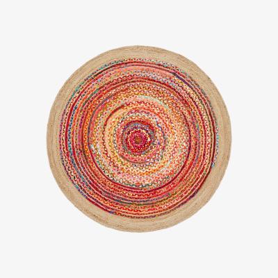 La Redoute Jaco Hand Woven Multicoloured Round Rug