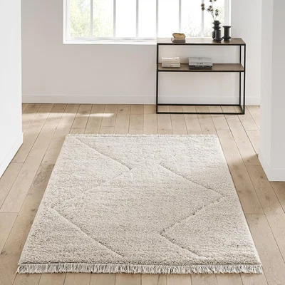 La Redoute Effie Berber Style Fringed Rug