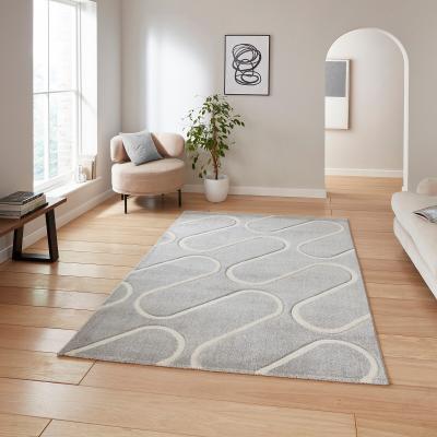La Redoute Catherine Lansfield Linear Curve Modern Geometric Rug