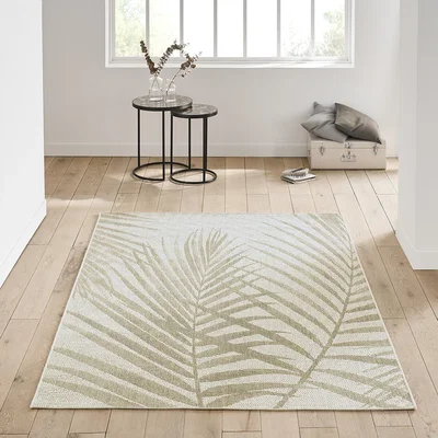La Redoute Palmi Palm Print Indoor / Outdoor Rug