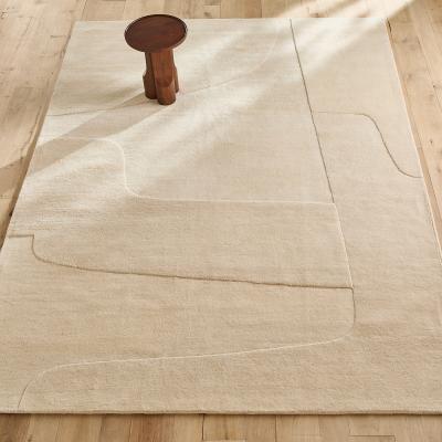 La Redoute Sahil XL Hand-Tufted Contemporary Wool Rug