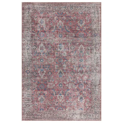 La Redoute Floral Vintage Style Flatweave Rug