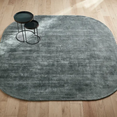 La Redoute Mustha Square Lyocell Rug