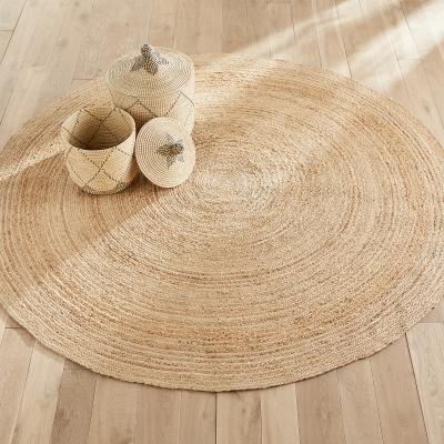 La Redoute Hempy Hand Woven 250cm Diameter Round Jute Rug