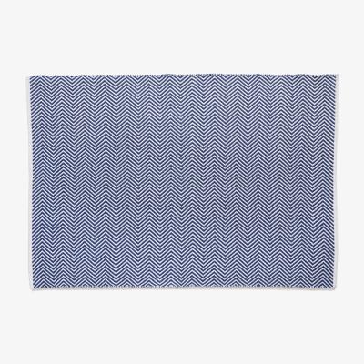 La Redoute Recycled Woven Zig Zag Pattern Rug