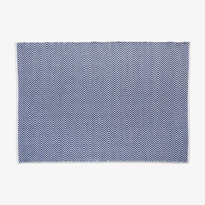 La Redoute Recycled Woven Zig Zag Pattern Rug