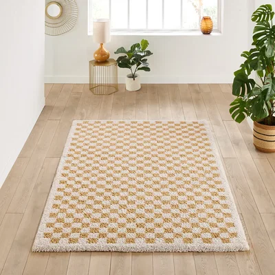 La Redoute Eras Checkerboard Rug