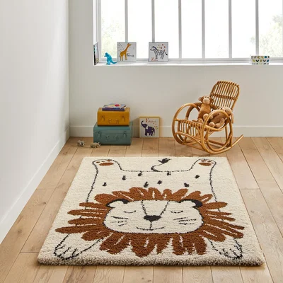 La Redoute Syma Lion Kids Rug