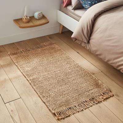 La Redoute Ajan Fringed Jute Bedside Rug