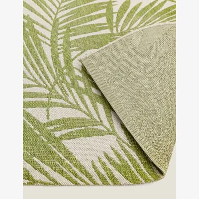 Marks & Spencer Asiatic  Alfresco Palm Green Outdoor Rug - Green Mix, Green Mix