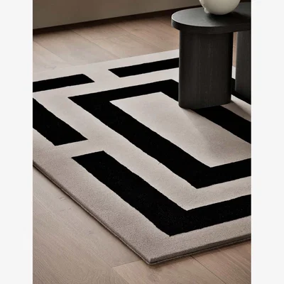 Marks & Spencer M&S X Kelly Hoppen Cut Rectangular Wool Rug - Large - Taupe Mix, Taupe Mix