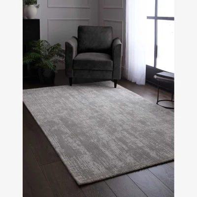Marks & Spencer Asiatic Kuza Abstract Woven Rug Grey
