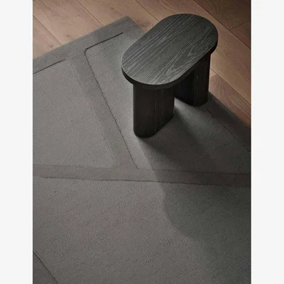Marks & Spencer M&S X Kelly Hoppen Splice Rectangle Rug - MED - Grey, Grey