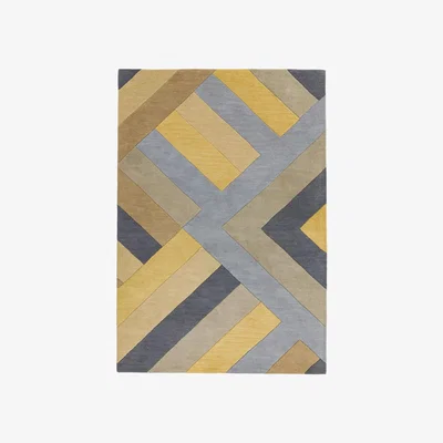 Marks & Spencer Asiatic Reef Big Zig Pure Wool Rug - M - Grey Mix, Grey Mix