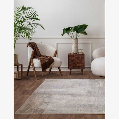 Marks & Spencer Asiatic Stellar ST07 Abstract Rug - M - Silver Mix, Silver Mix