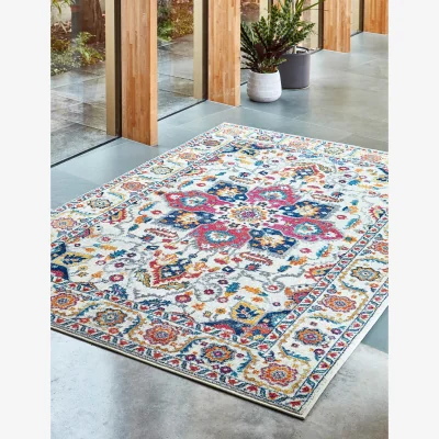 Marks & Spencer Asiatic Nova Persian Woven Rug Cream Mix