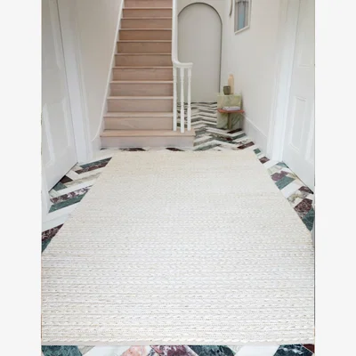 Marks & Spencer Asiatic Oakley Rug - M - Ivory, Charcoal,Ivory